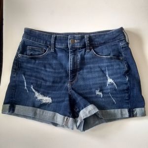 Universal Thread High Rise Midi Denim Shorts Size 8/29